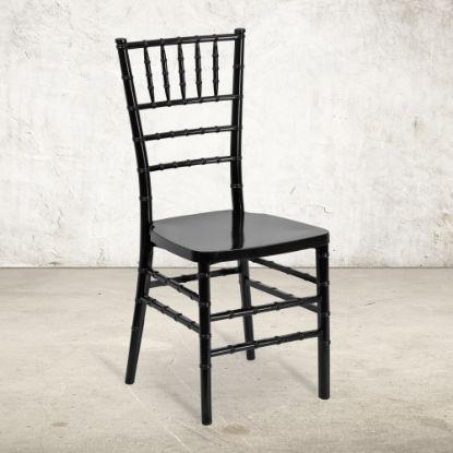 Picture of Flash Furniture HERCULES PREMIUM Series Stacking Chiavari Chair, Black