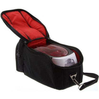 Picture of Badgy Carrying Case Portable Printer - Black, Red - 7.9in Height x 15in Width x 7.9in Depth - 1 Pack