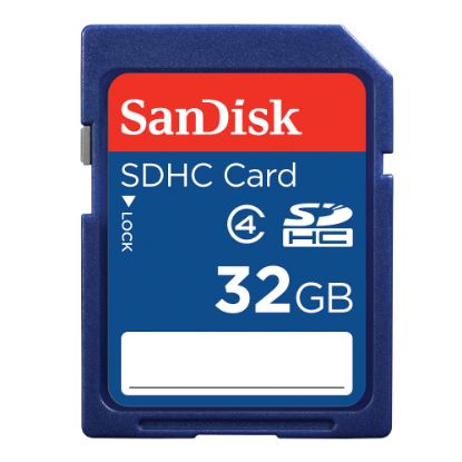 Picture of SanDisk SDHC (Secure Digital High Capacity) Memory Card, 32GB