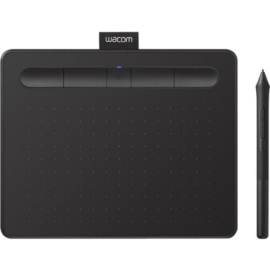 Picture of Wacom Intuos Wireless Graphics Drawing Tablet for Mac, PC, Chromebook & Android (medium) with Software Included - Black (CTL6100WLK0 - Graphics Tablet - 10.4in - 8.50in x 5.31in - 2540 lpi Wired/Wireless - Bluetooth - 4096 Pressure Level - Pen