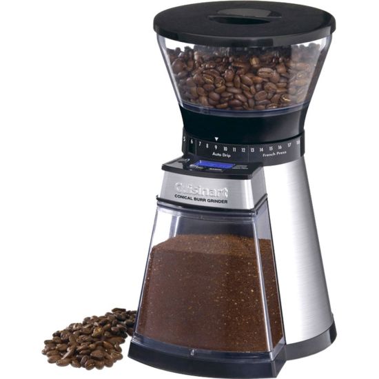 Picture of Cuisinart CBM-18N Coffee Grinder, Brushed Stainless Steel/Black