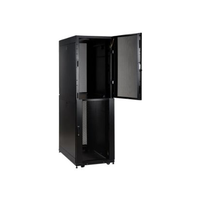 Picture of Tripp Lite 42U Rack Enclosure Server Cabinet Co-Location w/ Doors & Sides - Rack cabinet - black - 42U