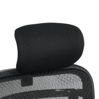 Picture of Office Star Space Seating 818 Series Optional Mesh Headrest, 12-1/4inH x 12-1/2inW x 6-1/2inD, Black