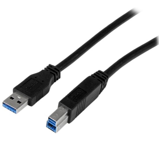 Picture of StarTech.com 2m (6ft Certified SuperSpeed USB 3.0 A to B Cable