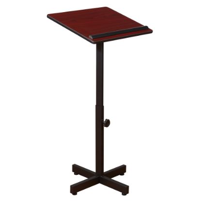 Picture of Oklahoma Sound? Portable Presentation Lectern Stand, Mahogany