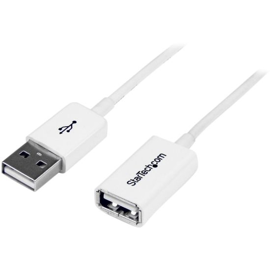 Picture of StarTech.com 3m White USB 2.0 Extension Cable A to A - M/F