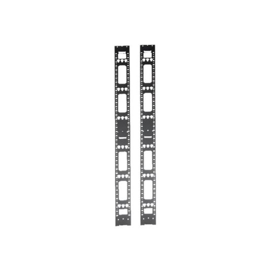 Picture of Tripp Lite 42U Rack Enclosure Server Cabinet Vertical Cable Management Bars - Rack cable management panel (pack of 2)