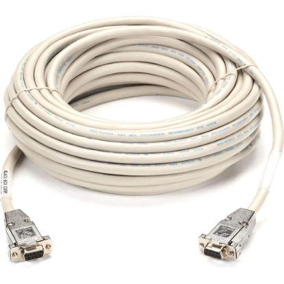 Picture of Black Box Serial Null Modem Cable - DB-9 Female Serial - DB-9 Female Serial - 50ft - Beige