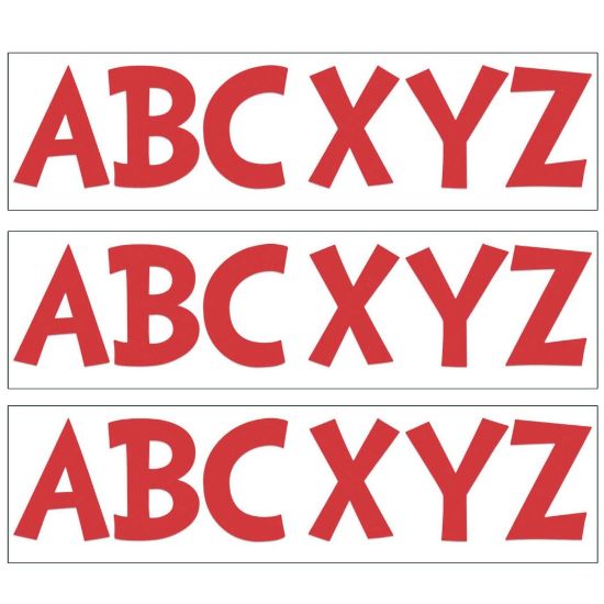 Picture of Eureka 7in Deco Letters, Dr. Seuss, 143 Letters Per Pack, Set Of 3 Packs