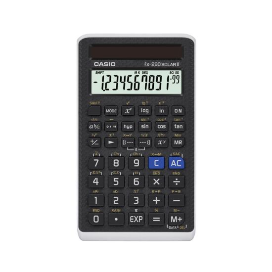 Picture of Casio Handheld Scientific Calculator, Black, FX260SOLARII