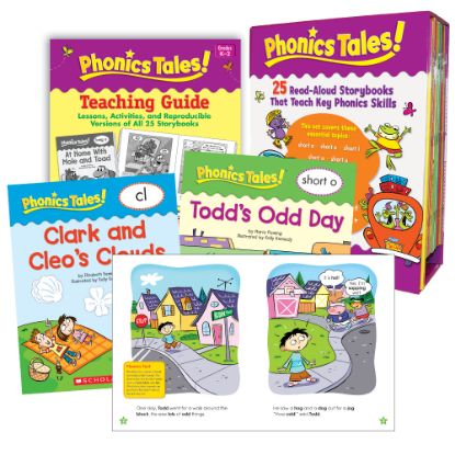 Picture of Scholastic Phonics Tales, 16 Pages Per Book, Set Of 25 Books