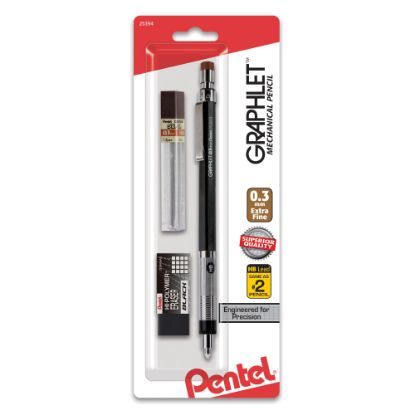 Picture of Pentel Graphlet Mechanical Pencil, 0.3 mm, Brown Barrel