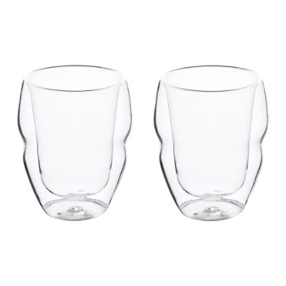 Picture of Masterpro Bergner Mixology Whiskey Glasses, 12.85 Oz, Clear, Set Of 2 Glasses