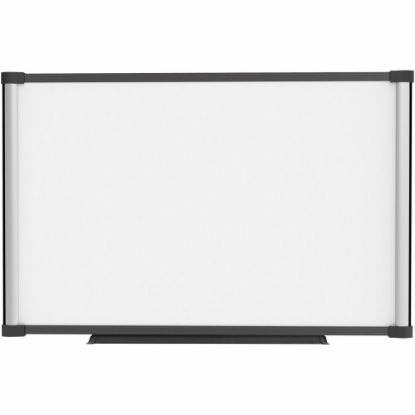 Picture of Lorell Magnetic Dry-Erase Whiteboard, 24in x 36in, Steel Frame With Silver Finish