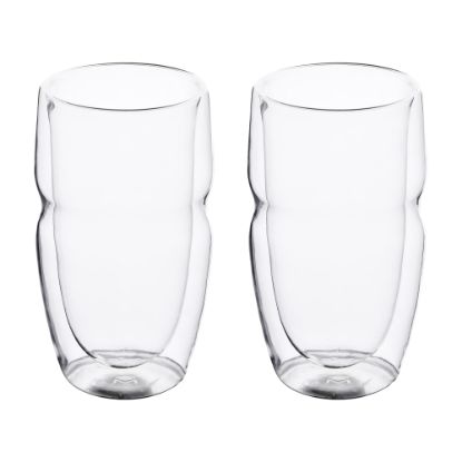 Picture of Masterpro Bergner Mixology Beer Glasses, 18.2 Oz, Clear, Set Of 2 Glasses