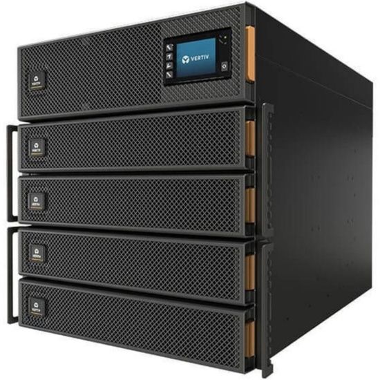 Picture of Vertiv Liebert GXT5 UPS-15kVA/15kW/208 and 120VAC|Online Rack/Tower Energy Star - Double Conversion | 11U | Built-in RDU101 Card | Color / Graphic LCD HMI | 3-Year Warranty