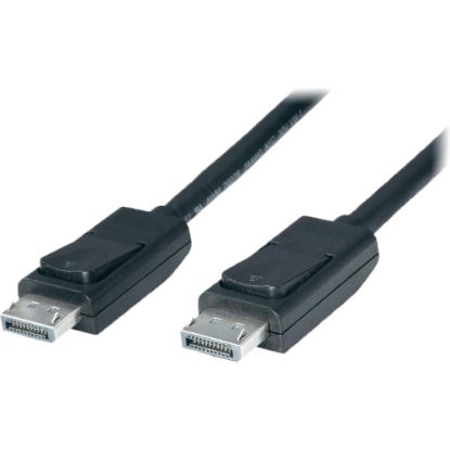 Picture of 4XEM 20FT DisplayPort M/M Cable - 20 ft DisplayPort A/V Cable for Audio/Video Device, Monitor - First End: 1 x DisplayPort 1.2 Digital Audio/Video - Male - Second End: 1 x DisplayPort 1.2 Digital Audio/Video - Male - Shielding - Black