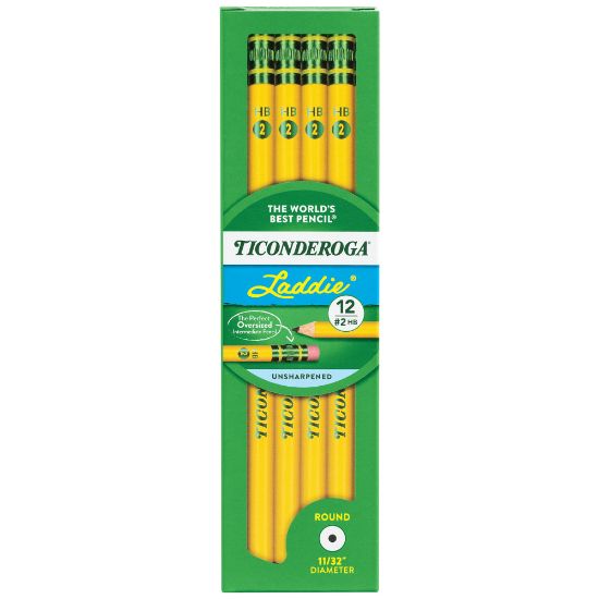 Picture of Dixon Laddie Elementary Pencils,  #2 Lead, Pack of 12