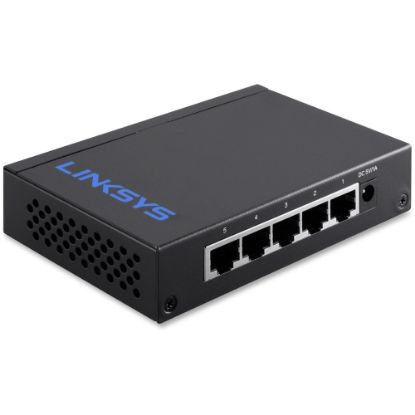 Picture of Linksys LGS105 5-Port 1000Mbps Business Desktop Gigabit Switch