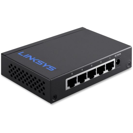 Picture of Linksys LGS105 5-Port 1000Mbps Business Desktop Gigabit Switch