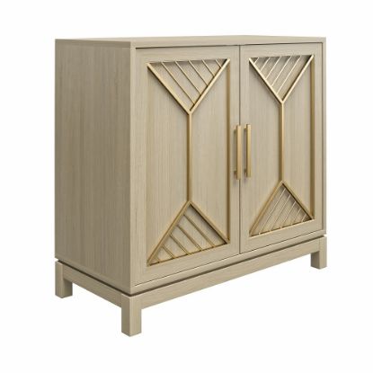 Picture of Ameriwood Home Mr. Kate Neely 34inW Accent Cabinet, Pale Oak