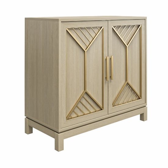 Picture of Ameriwood Home Mr. Kate Neely 34inW Accent Cabinet, Pale Oak