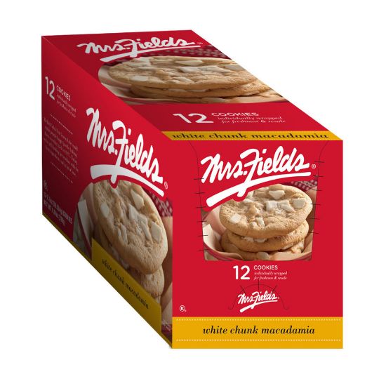 Picture of Mrs. Fields White Chunk Macadamia Cookies, Box Of 12