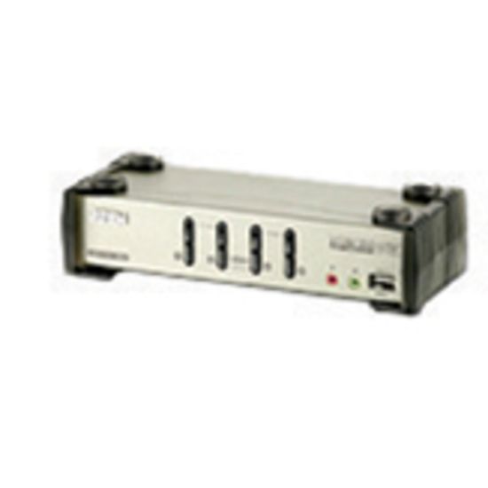 Picture of Aten CS1734B 4-Port USB KVMP Switch - 4 x 1 - 4 x HD-15 Keyboard/Mouse/Video