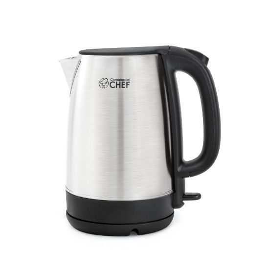 Picture of Commercial Chef 1.7L Stainless Steel Cordless Kettle, Silver