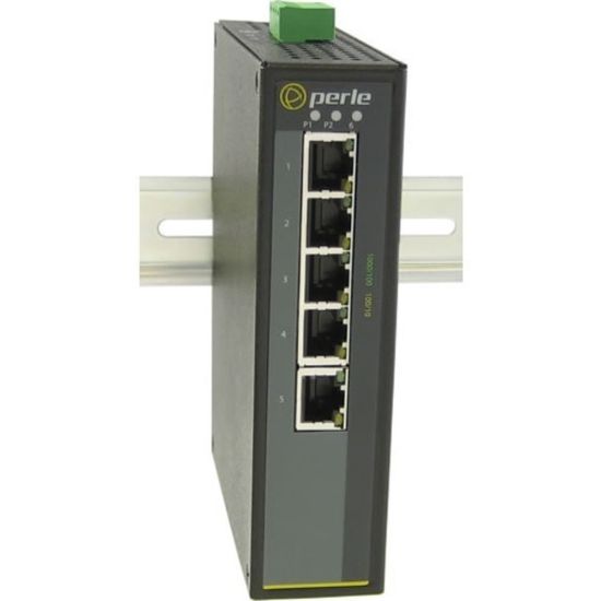 Picture of Perle IDS-105G-S1SC40U - Industrial Ethernet Switch - 6 Ports - 10/100/1000Base-T, 1000Base-BX - 2 Layer Supported - Rail-mountable, Wall Mountable, Panel-mountable - 5 Year Limited Warranty