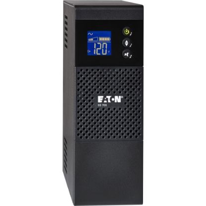 Picture of Eaton 5S UPS 700 VA 420 Watt 120V Line-Interactive Battery Backup Tower USB LCD - Tower - 2 Minute Stand-by - 110 V AC Input - 115 V AC Output - 8 x NEMA 5-15R