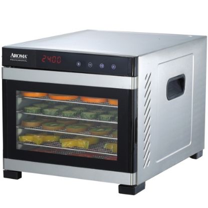 Picture of Aroma AFD-965SD 6-Tray Electric Food Dehydrator, Black