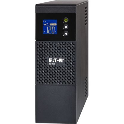 Picture of Eaton 5S UPS 1500VA 900 Watt 120V LCD Line-Interactive Battery Backup ECO USB - Tower - 2 Minute Stand-by - 110 V AC Input - 115 V AC Output - 10 x NEMA 5-15R