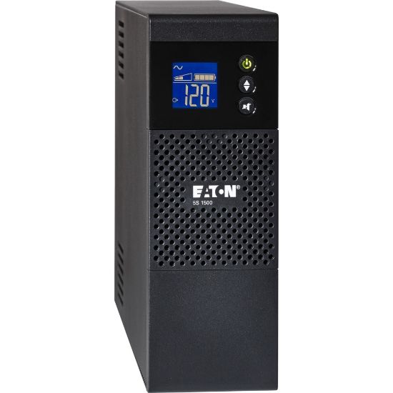 Picture of Eaton 5S UPS 1000VA 600 Watt 120V LCD Line-Interactive Battery Backup ECO USB - Tower - 3 Minute Stand-by - 110 V AC Input - 115 V AC Output - 10 x NEMA 5-15R