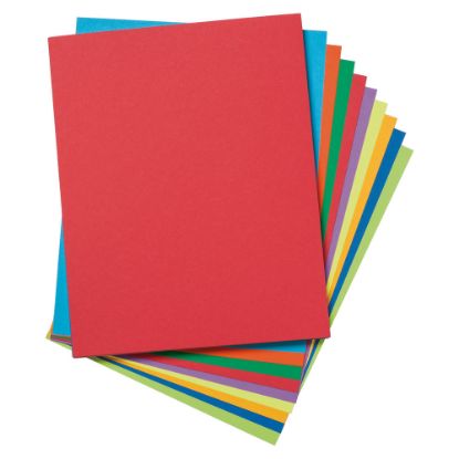 Picture of Pacon Tagboard, 8 1/2in x 11in, Assorted Colors, Pack Of 50