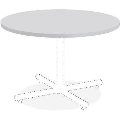 Picture of Lorell Hospitality Round Table Top, 42inW, Light Gray