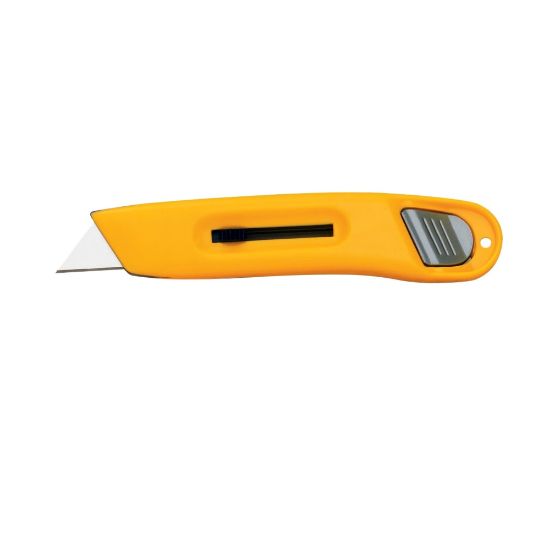 Picture of COSCO General-purpose Retractable Utility Knife - 1 x Blade(s) - Plastic Handle - Silver, Silver