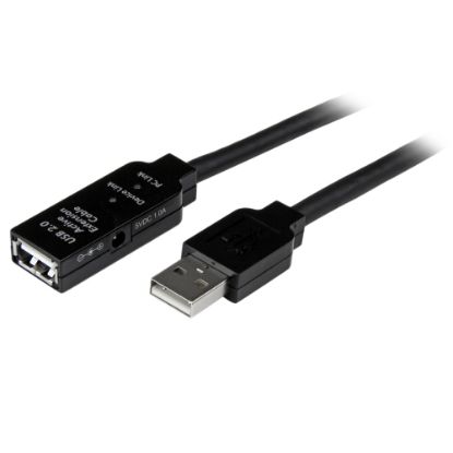 Picture of StarTech.com 5m USB 2.0 Active Extension Cable - M/F