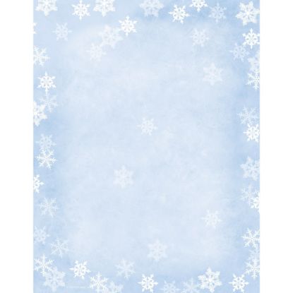 Picture of Great Papers! Holiday-Themed Letterhead Paper Winter Flakes, 8.5in x 11in, 80 sheets