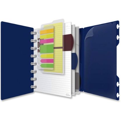 Picture of TOPS Versa Crossover Spiral Notebook, 6in x 9in, Ruled, 60 Sheet, Navy