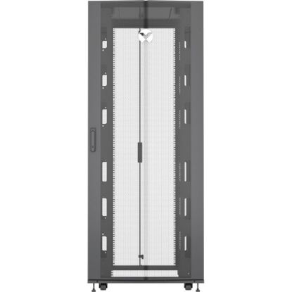 Picture of Vertiv VR Rack - 48U Server Rack Enclosure| 800x1200mm| 19-inch Cabinet (VR3357) - 2265x800x1200mm (HxWxD)| 77% perforated doors| Sides| Casters