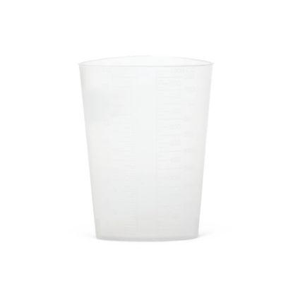 Picture of Medline Graduated Triangular Intake/Output Containers, 1 Qt, Translucent, Pack Of 200