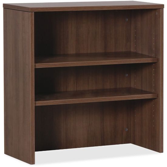 Picture of Lorell Essentials Series Stack-On Modular Shelving Bookcase, 36inH x 36inW x 15inD, Walnut