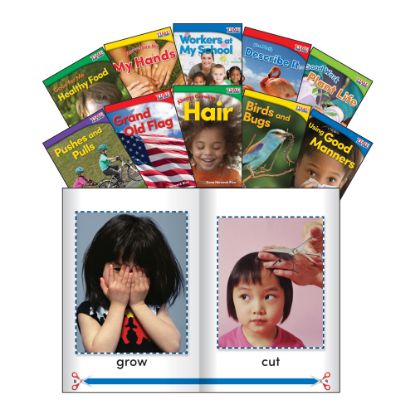 Picture of Teacher Created Materials TIME FOR KIDS Nonfiction Book Set, Set 1, Set Of 10 Books, Kindergarten