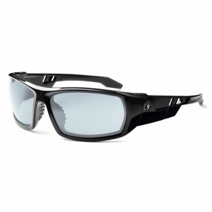 Picture of Ergodyne Skullerz Safety Glasses, Odin, Black Frame, Indoor/Outdoor Lens