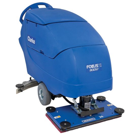 Picture of Clarke Focus II BOOST 28in Walk Behind Auto Scrubber With Onboard Chemical Mixing System