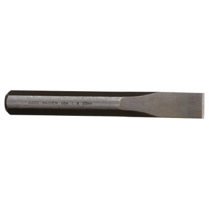 Picture of Cold Chisels, 8 in Long, 1 in Cut, Black Oxide, 6 per box