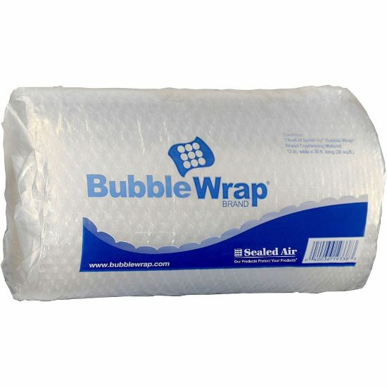 Picture of Sealed Air Bubble Wrap Multi-purpose Material - 12in Width x 30 ft Length - 1 Wrap(s) - Lightweight, Perforated - Clear