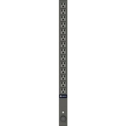 Picture of Vertiv Geist Rack PDU, Basic, Vertical, 15A, 120V, (14)5-15R - Basic - 14 x NEMA 5-15R - 120 V - Vertical - Rack Mount - Rack-mountable