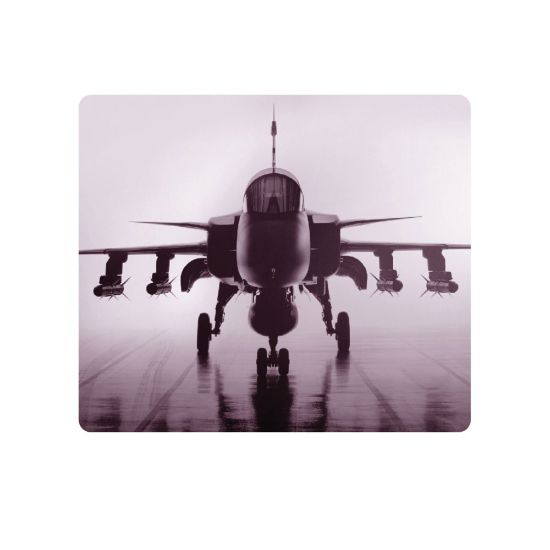 Picture of OTM Essentials Mouse Pad, Airplane, 10in x 9.13in, Black, PV1BM-RGD-01